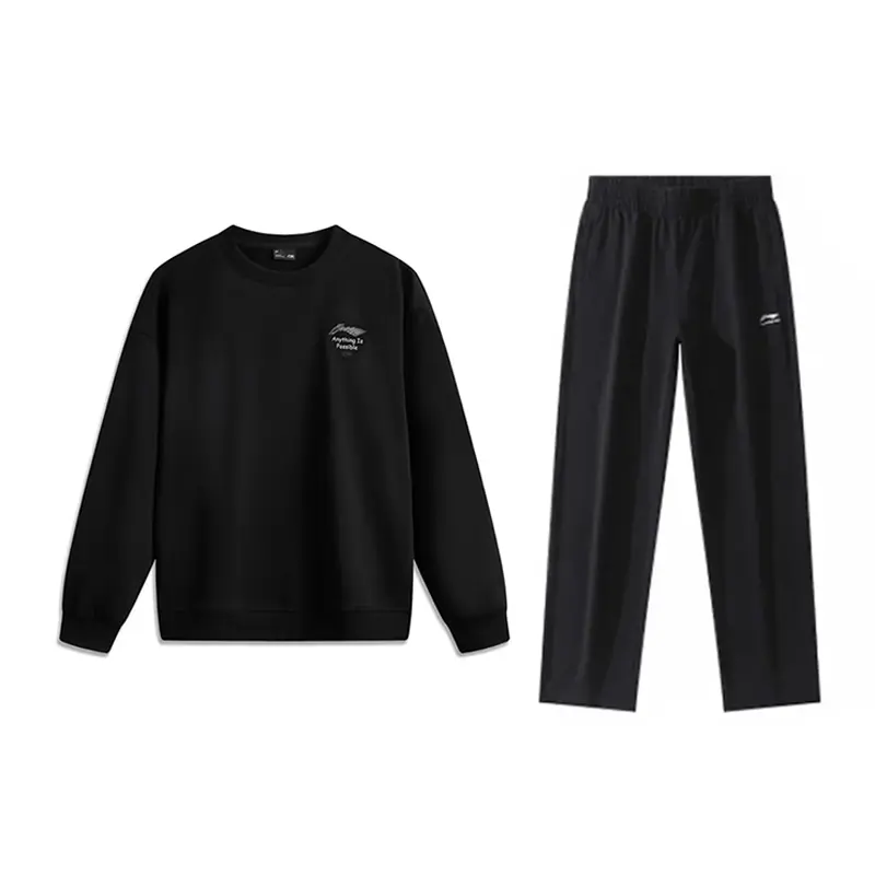 

LINING Повседневная спортивная одежда Unisex Black+Black