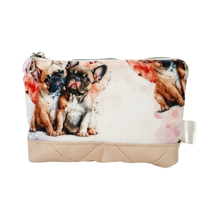 

Косметичка French Bulldogs для нее Szycie z pasją