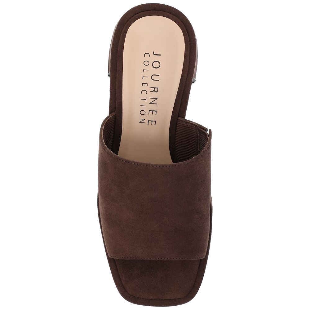 Женские сандалии без шнуровки на платформе Journee Collection Bessa Tru Comfort из пеноматериала, цвет Light Denim — фото 3