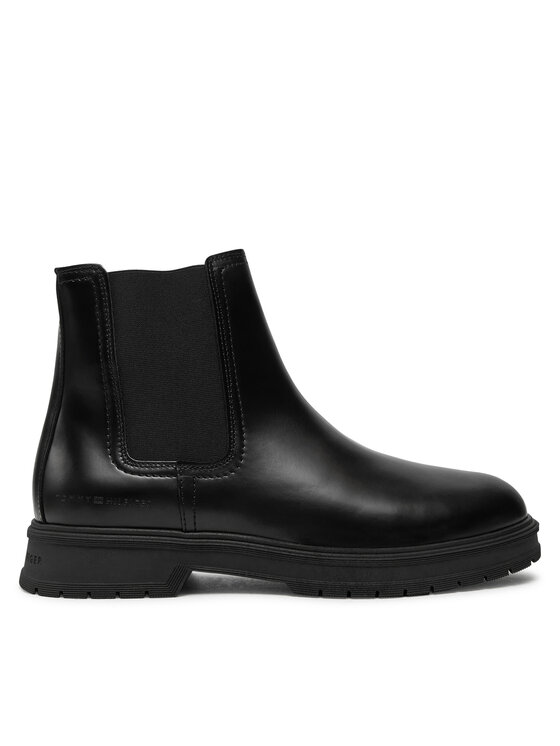 

Классические ботильоны Hilfiger Abrasiv Warm Lth Chels FM0FM05176 Tommy Hilfiger, черный
