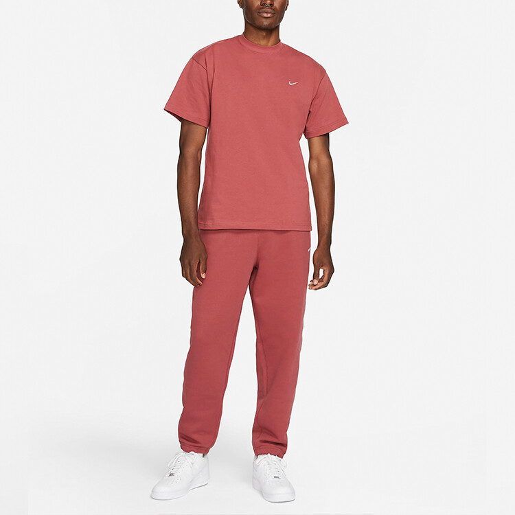 Футболка мужская Laser Crimson/Cedar Nike, цвет Laser Crimson/Cedar — фото 4