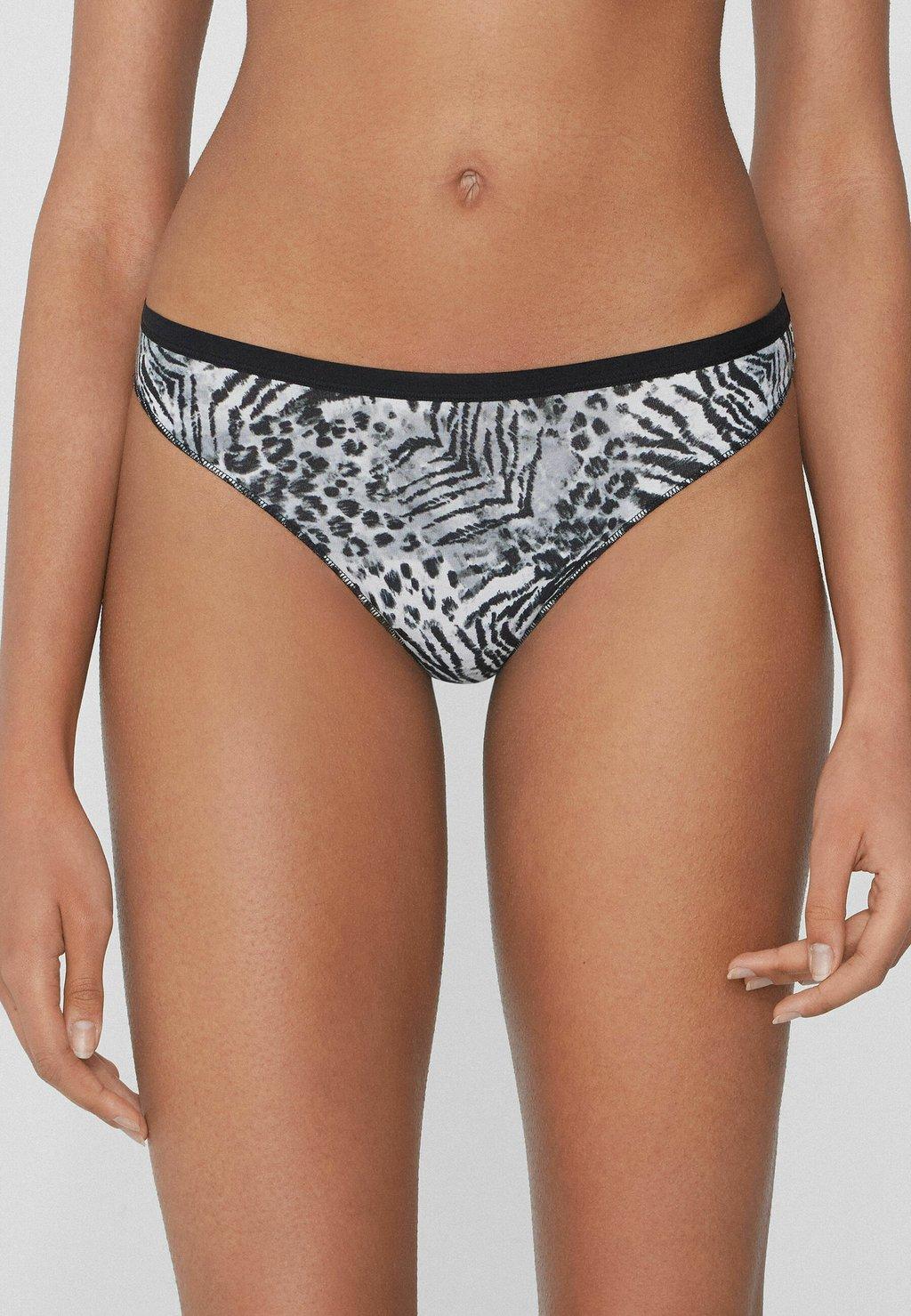 

Стринги BRAZILIAN AUS BEDRUCKTER Tezenis, черный