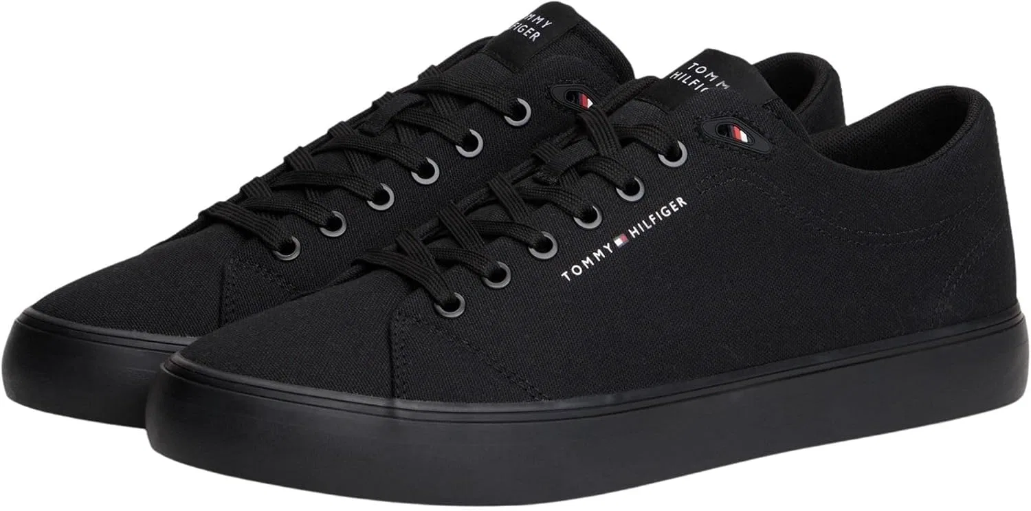 Мужские низкие кроссовки Tommy Hilfiger Harlem Core II CVS Fm0fm05817, Black (Black) — фото 3