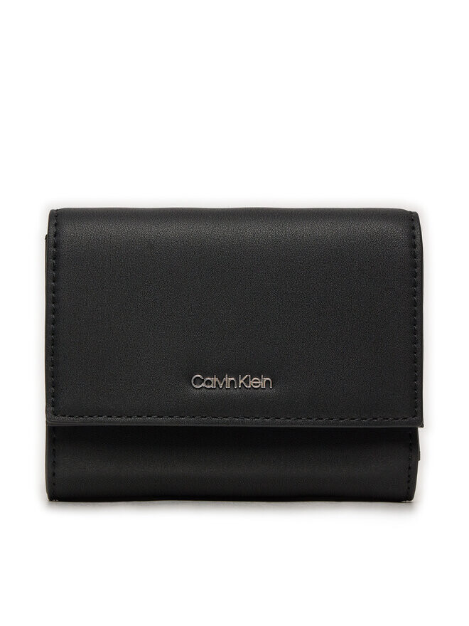 

Кошелек Ck Must Md Trifold W/Zip Calvin Klein, черный
