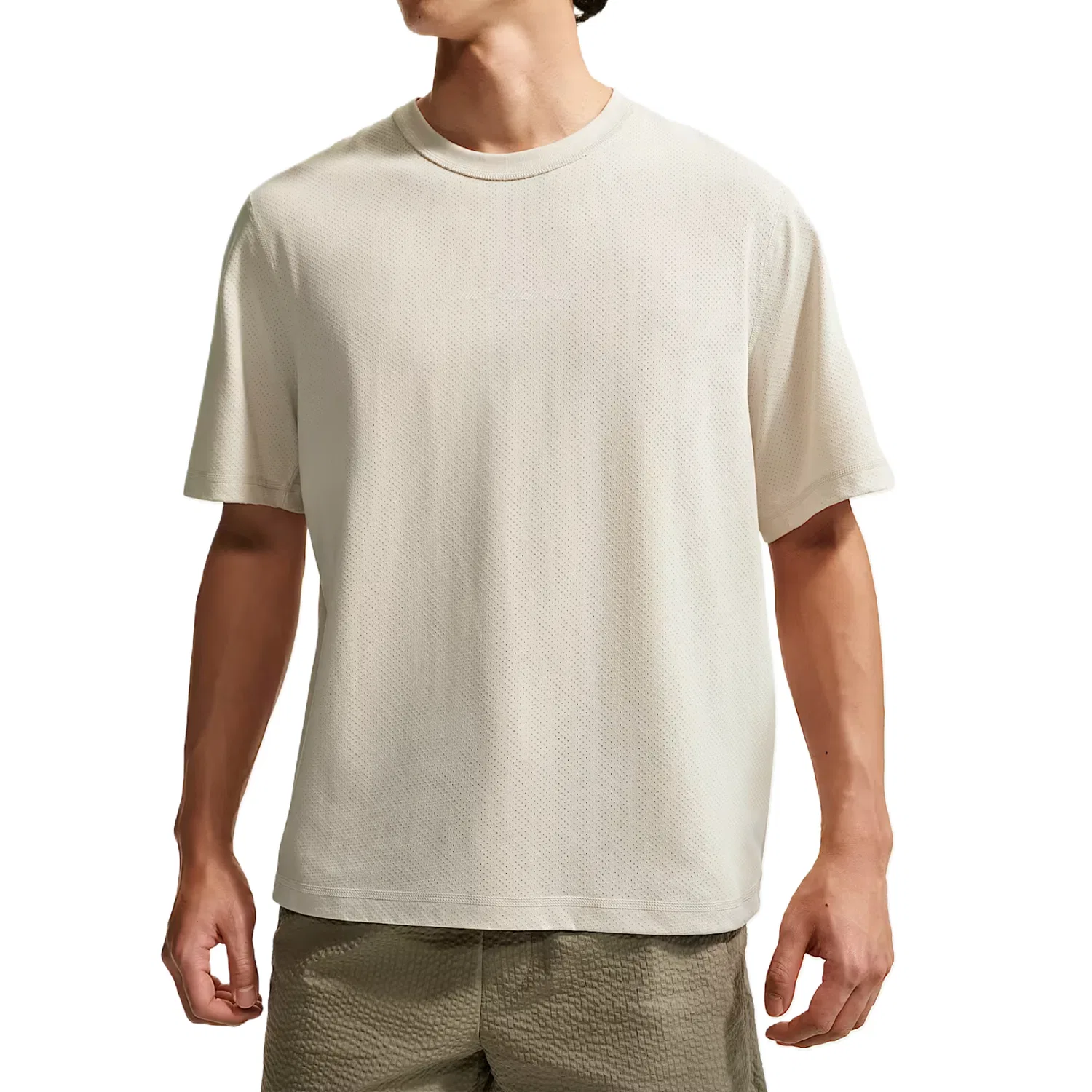Футболка мужская Primary Quick Dry Nike, Light Earth Brown/Sail White