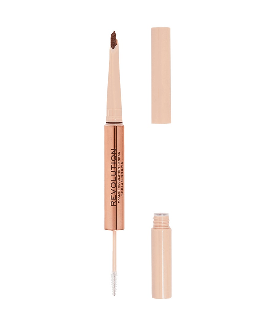 

Карандаш для бровей REVOLUTION Fluffy Brow Filter Duo, Medium Brown, 1 ml