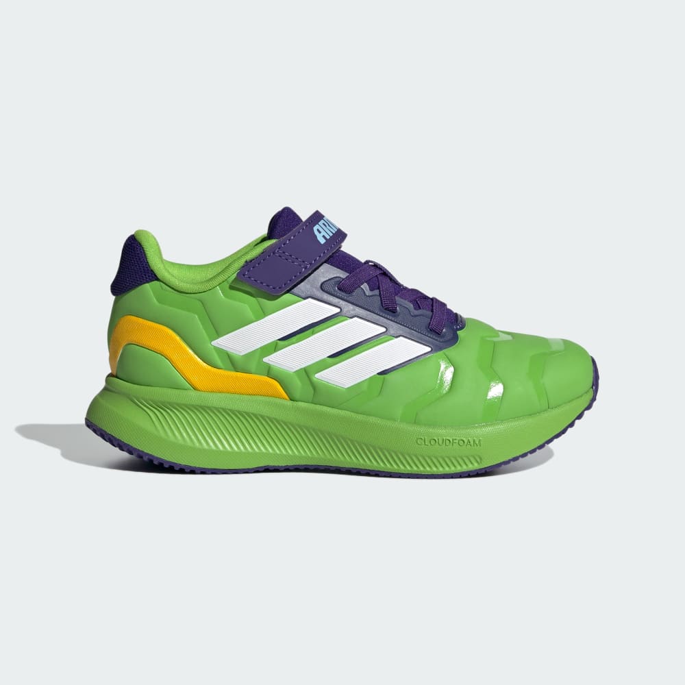 

Кроссовки Adidas Iron Hulk Runfalcon 5 Shoes Kids, цвет Semi Solar Green/Cloud White/Collegiate Purple