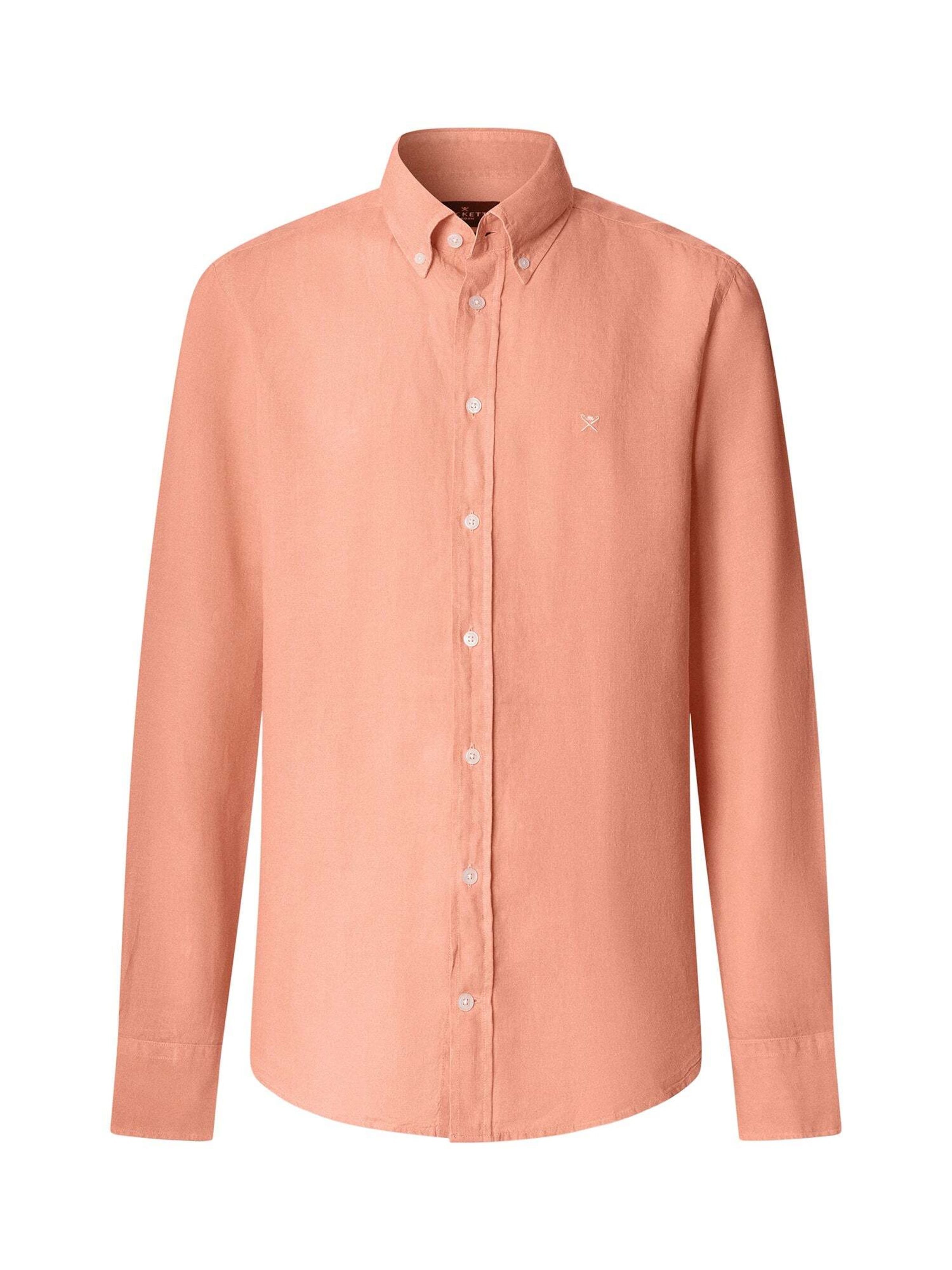 

Hackett London Рубашка на пуговицах 'Ess' оранжевая, Regular fit