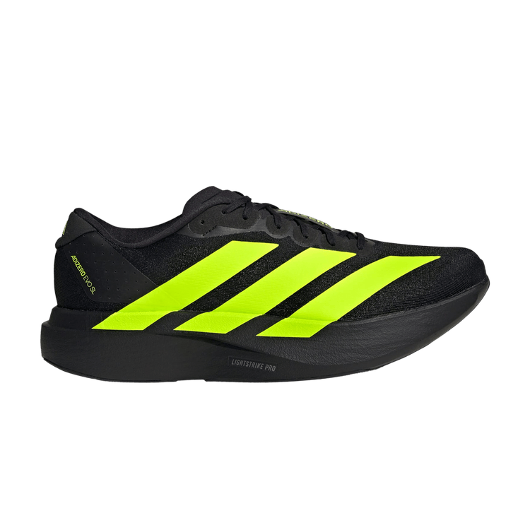 

Кроссовки Adizero Evo SL 'Black Lucid Lemon', черный