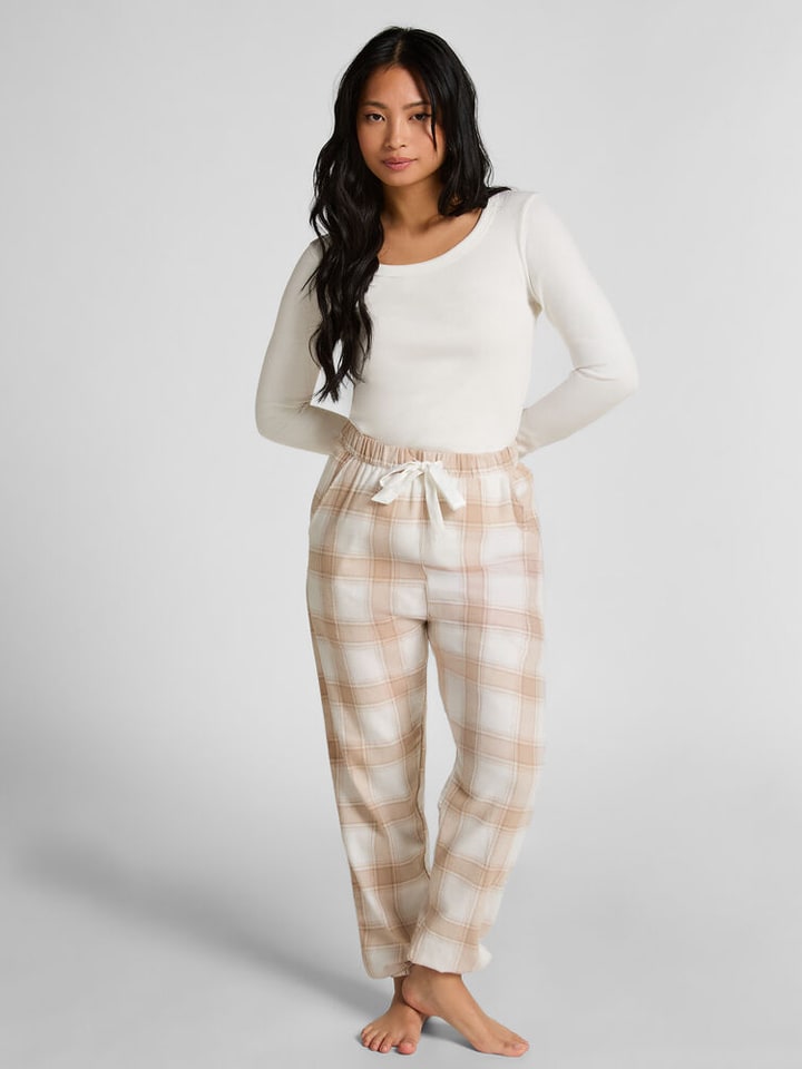 

Hunkemöller Пижамные штаны бежево-кремового цвета