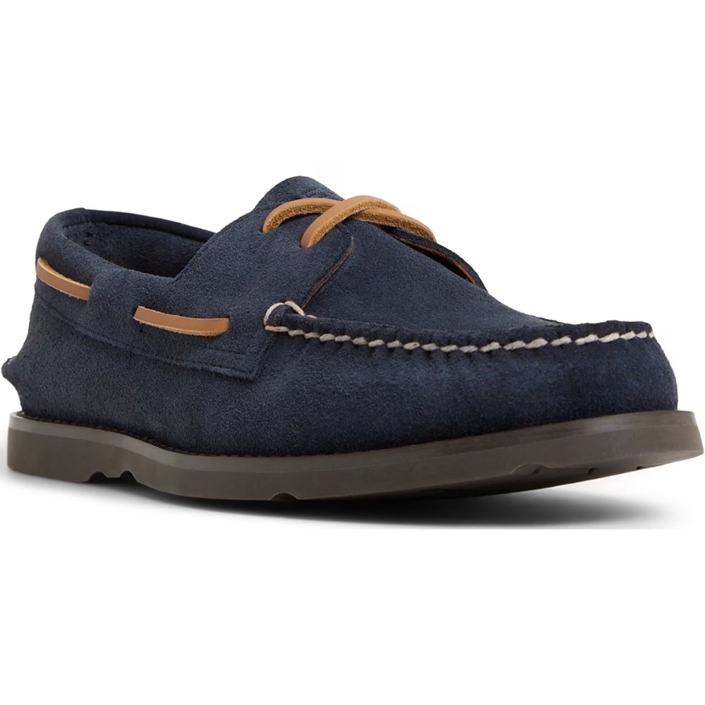 

Подлинные оригинальные туфли-лодочки из рифленой кожи с двумя люверсами Sperry, синий