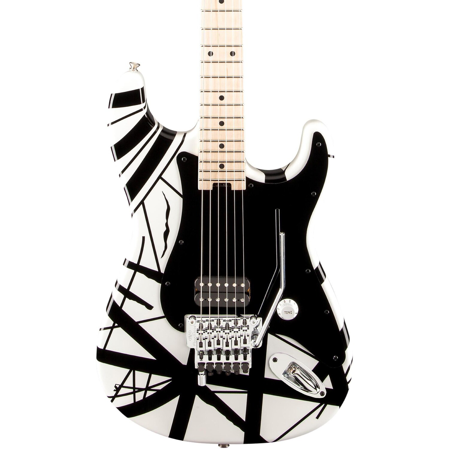 

Электрогитара EVH Striped Series, белая с черными полосками