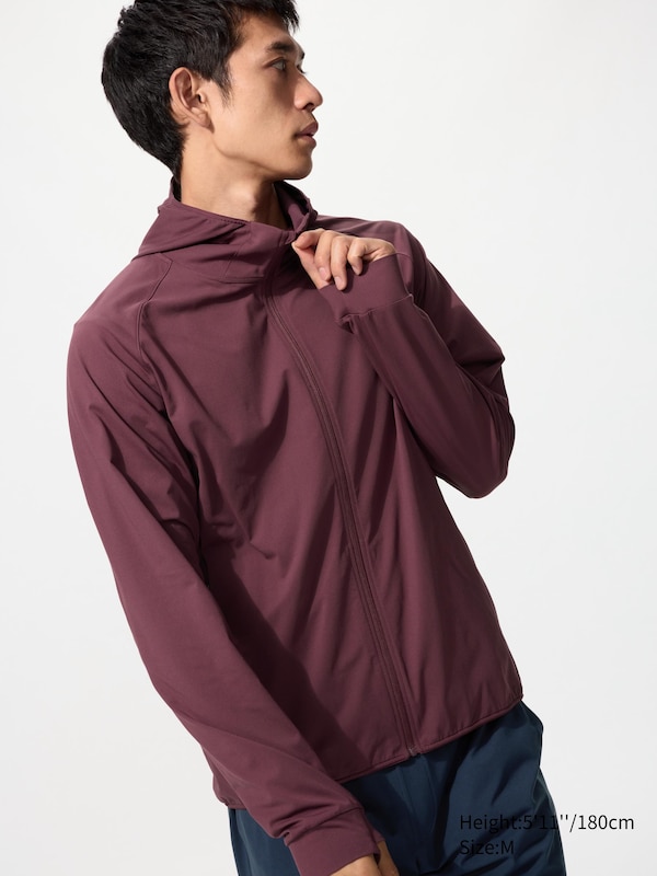 

Толстовка Dry-Ex с UV-защитой на молнии Uniqlo, 18 wine, Красный, Толстовка Dry-Ex с UV-защитой на молнии Uniqlo, 18 wine