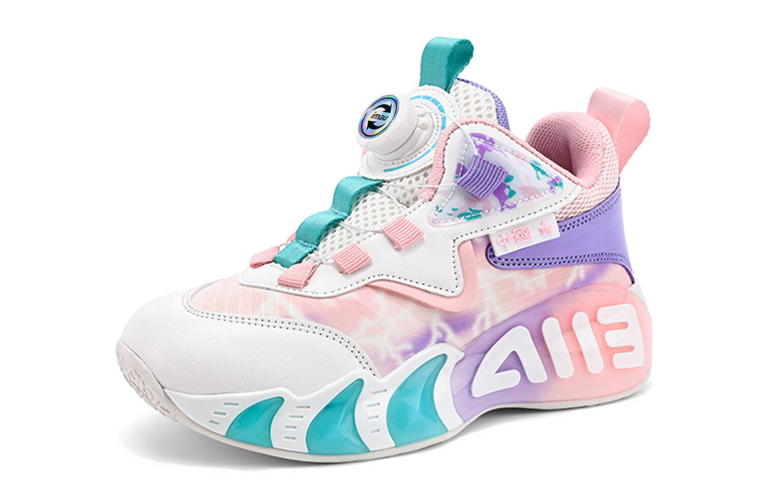 Детские баскетбольные кроссовки Kids Low-top Imau, оранжевый — фото 3