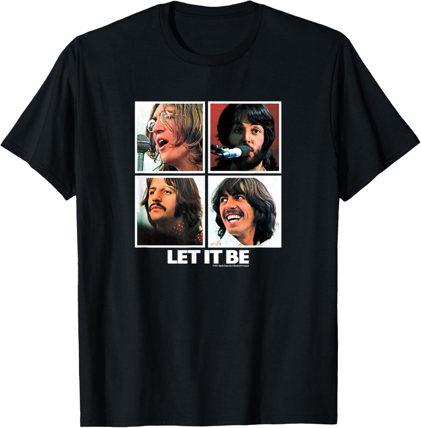 

Футболка The Beatles Let It Be Beatles, черный