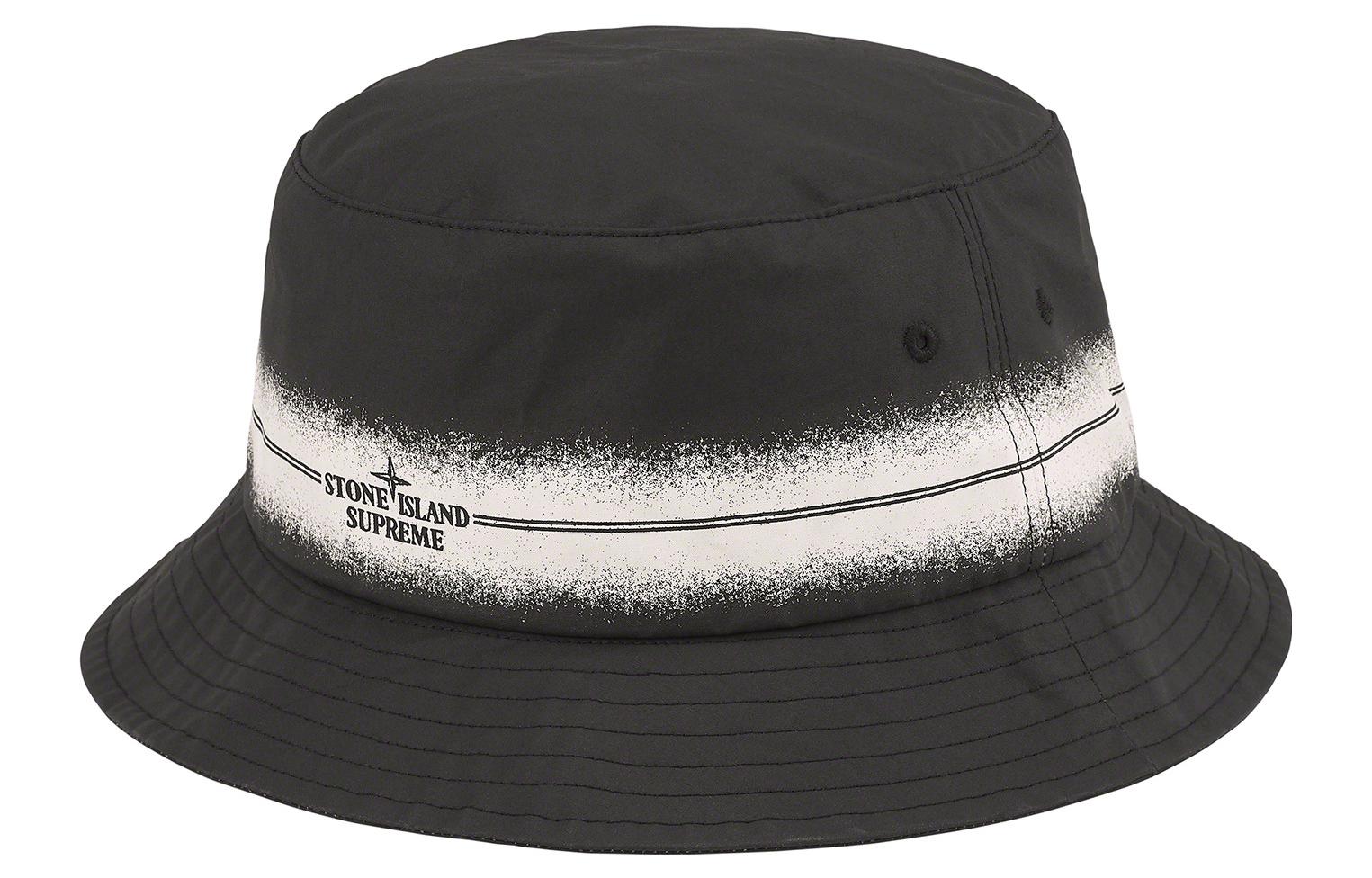 

Supreme Стираная полоска Stone Island, Black