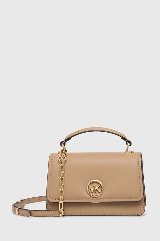 

Кожаная сумочка Michael Michael Kors, бежевый