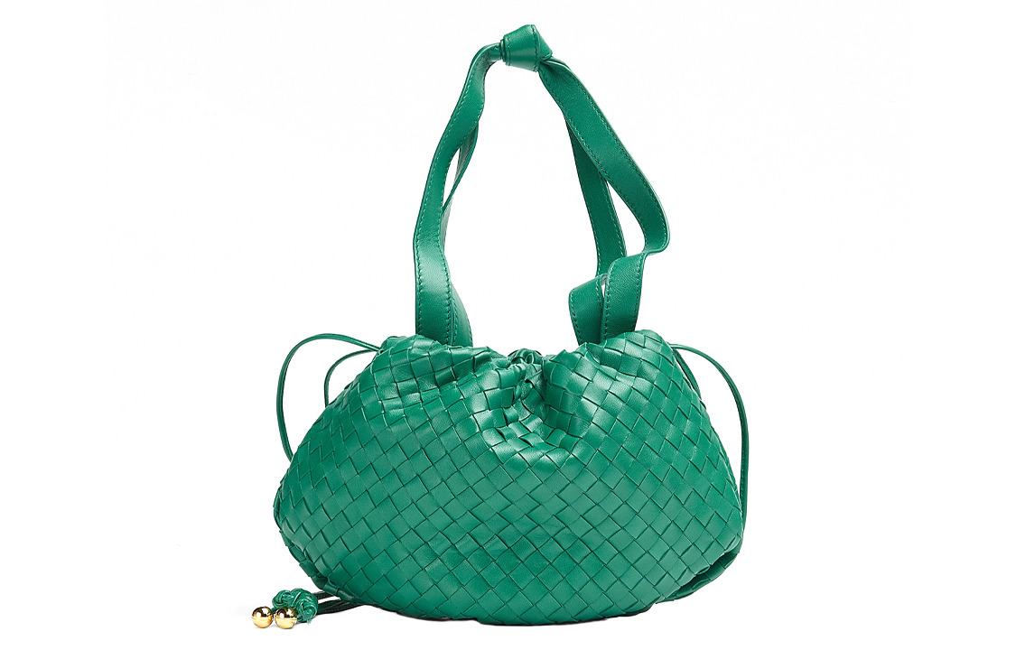 

Bottega Veneta Овчинная сумка через плечо, женская зеленая