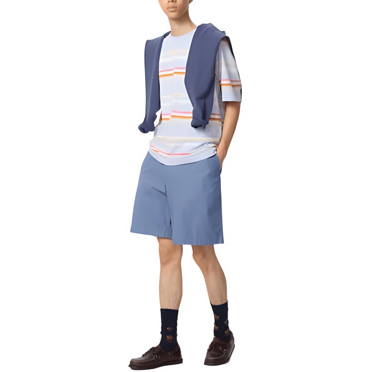 UNIQLO Шорты X JW Anderson Casual Shorts Unisex Light Blue — фото 3