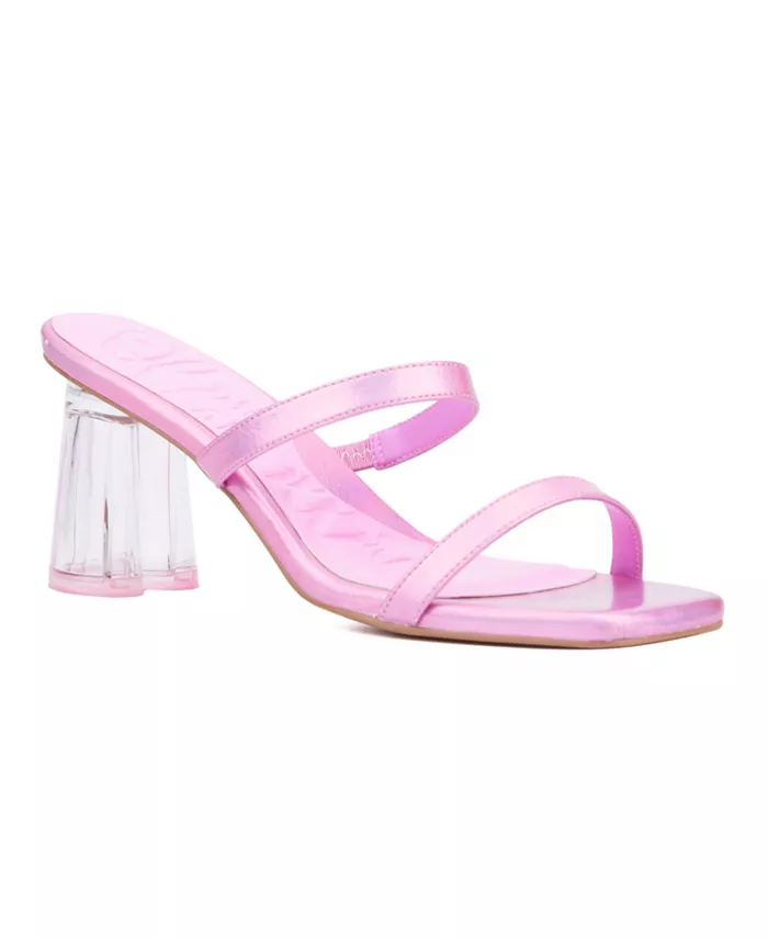 Женские элегантные босоножки на каблуке Lovely Heel Sandal Olivia Miller, розовый