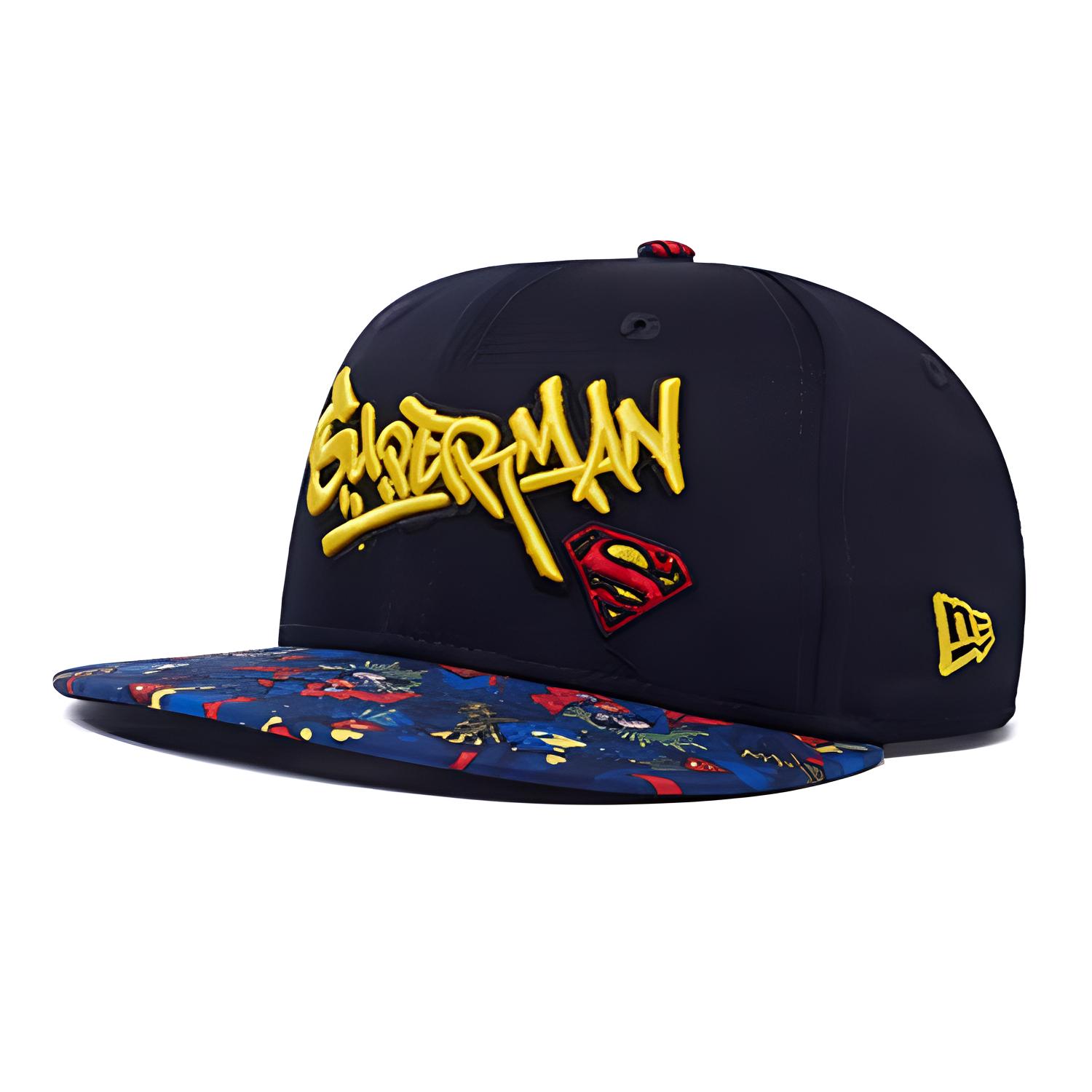 

New Era Детская бейсболка из полиэстера и хлопка черная, Black