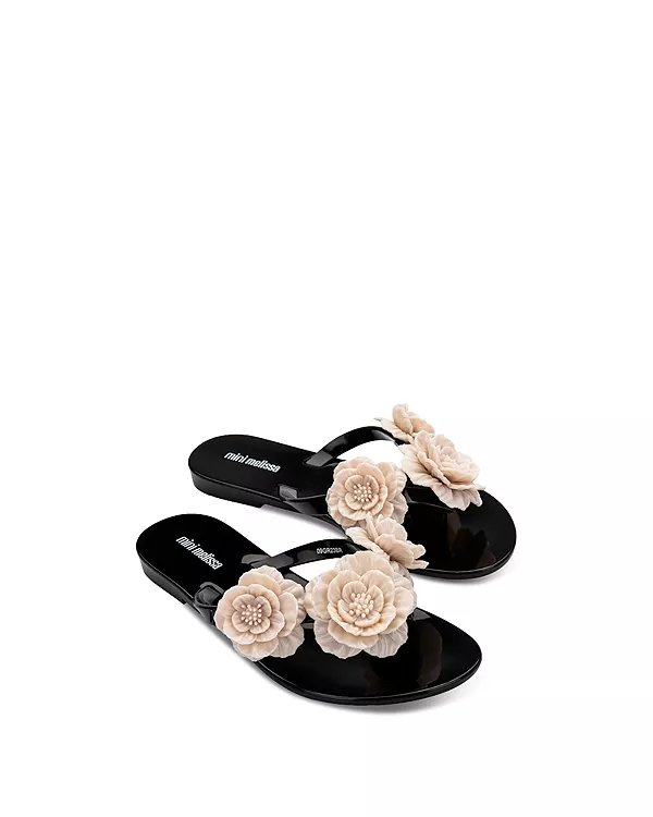 

Гармоничные весенние сандалии для девочек - для малышек, детей постарше. Mini Melissa, мультиколор