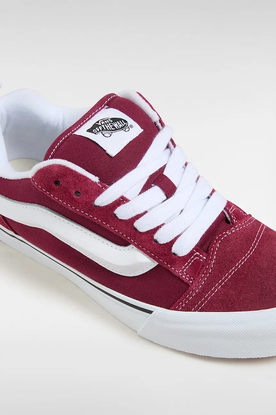 Кроссовки Knu Skool Vans, бордовый — фото 3