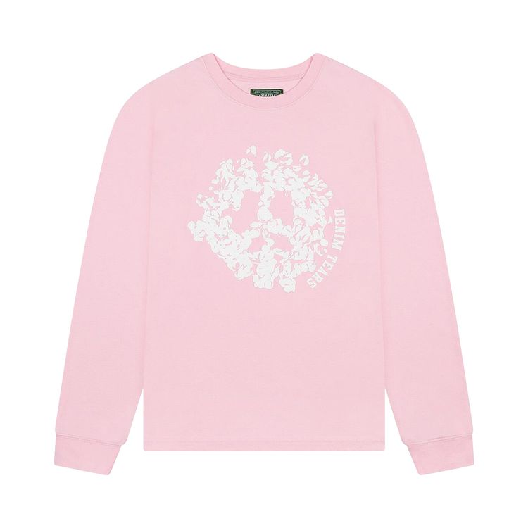 

Футболка Denim Tears Peace Wreath Long-Sleeve Tee 'Pink', розовый