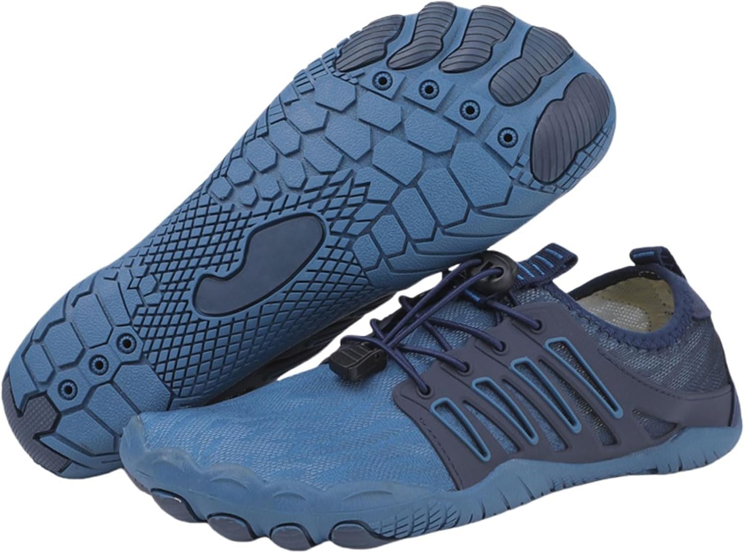 

Треккинговая обувь для женщин, противоскользящая уличная унисекс обувь, босоножки при невропатии, водонепроницаемая обувь для активного отдыха, кроссовки с широкой носочной частью, быстро сохнущие, водонепроницаемые, для пляжа Generic, темно-син...