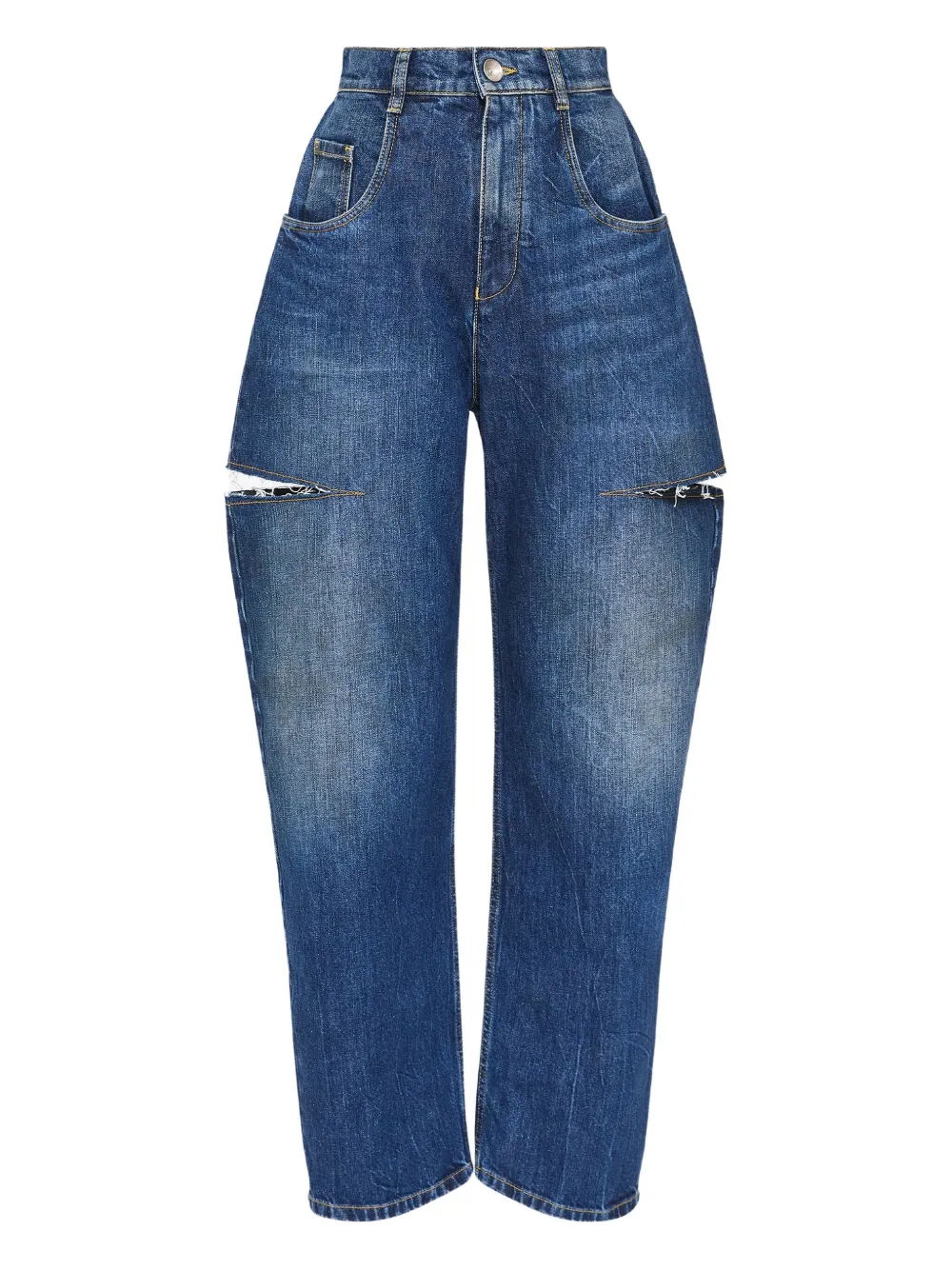 

Джинсы с вырезами MAISON MARGIELA, синий