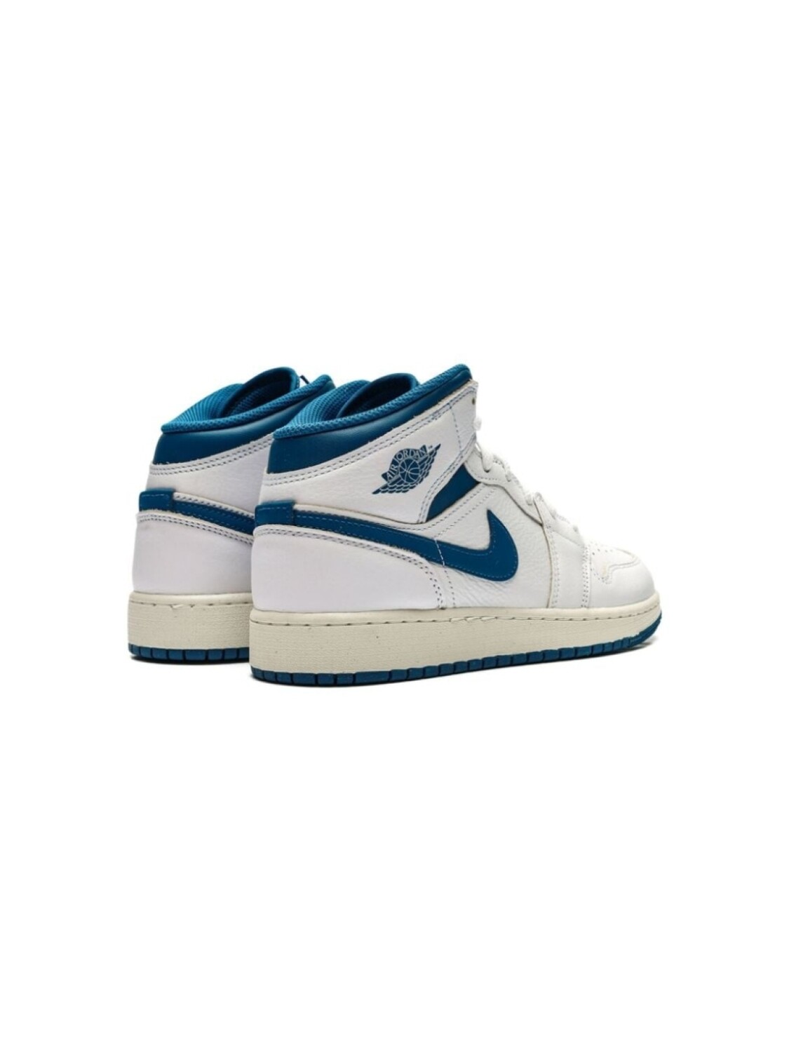 Jordan Kids кроссовки Air Jordan 1 Mid SE "Industrial Blue", белый — фото 3