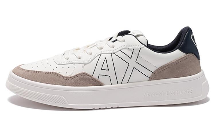 

ARMANI EXCHANGE Ss23 Стильные мужские кроссовки для скейтбординга, Off-white, Белый, ARMANI EXCHANGE Ss23 Стильные мужские кроссовки для скейтбординга, Off-white