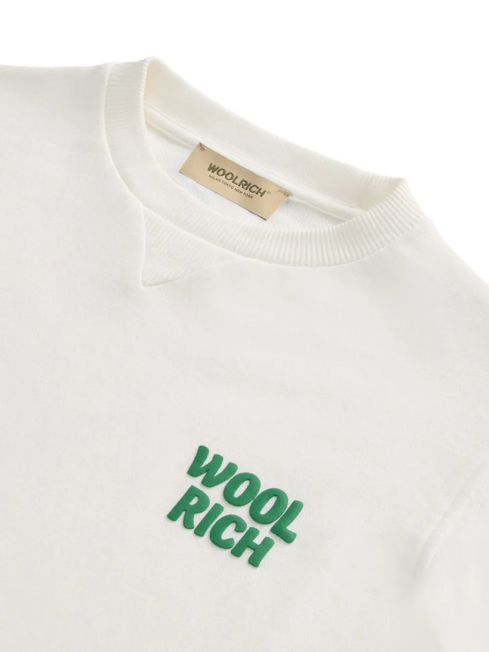 Толстовка с круглым вырезом Woolrich, белый — фото 3