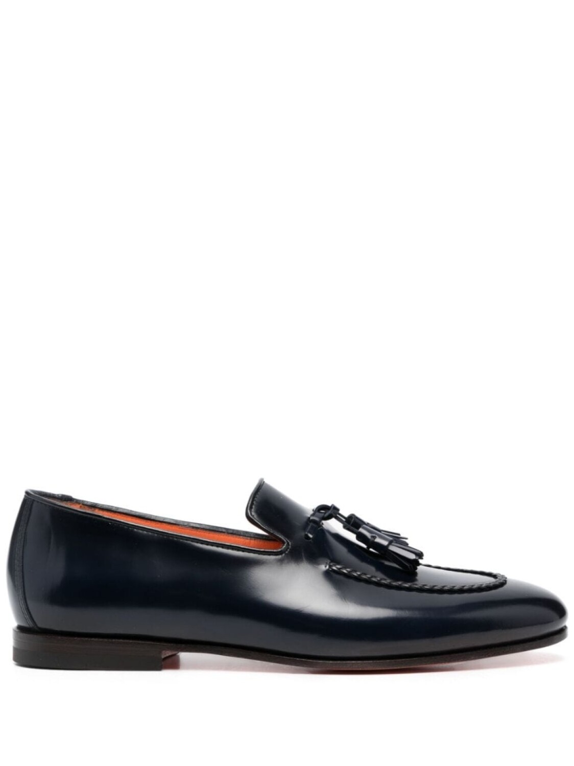 

Santoni лоферы с кисточками, синий