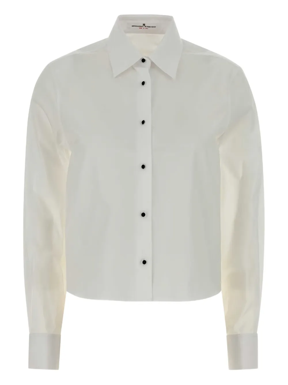 

Хлопковая рубашка на пуговицах Ermanno Scervino, белый