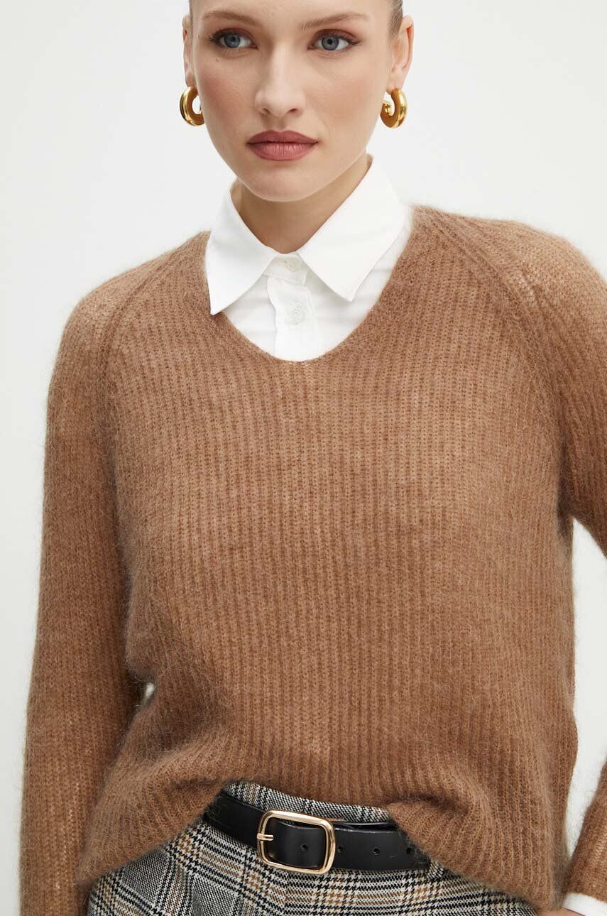 

Шерстяной свитер Max Mara Leisure, коричневый