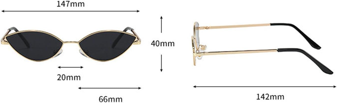 

Солнцезащитные очки COTIA Fashion Cat Eye для женщин и мужчин, маленькие, в форме «кошачьего глаза», неправильной формы, треугольной формы, в стиле панк, хип-хоп, Gradient Grey