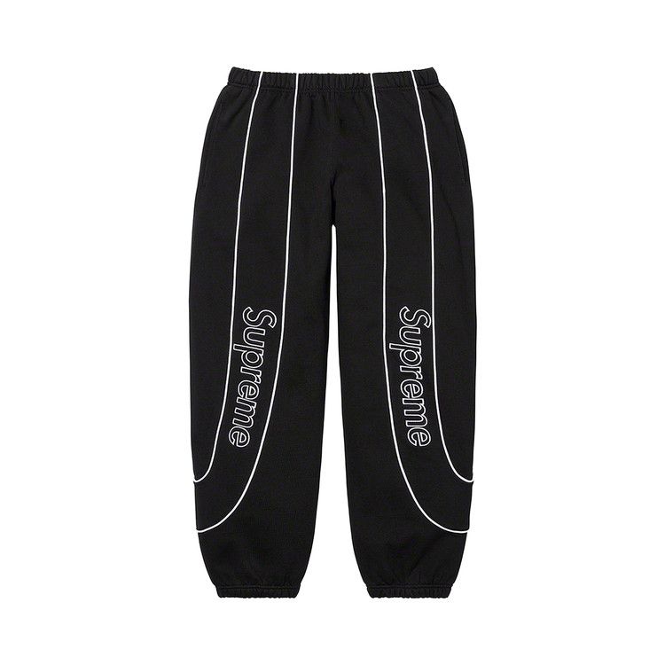 

Спортивные брюки Supreme Track Paneled Sweatpant, Black