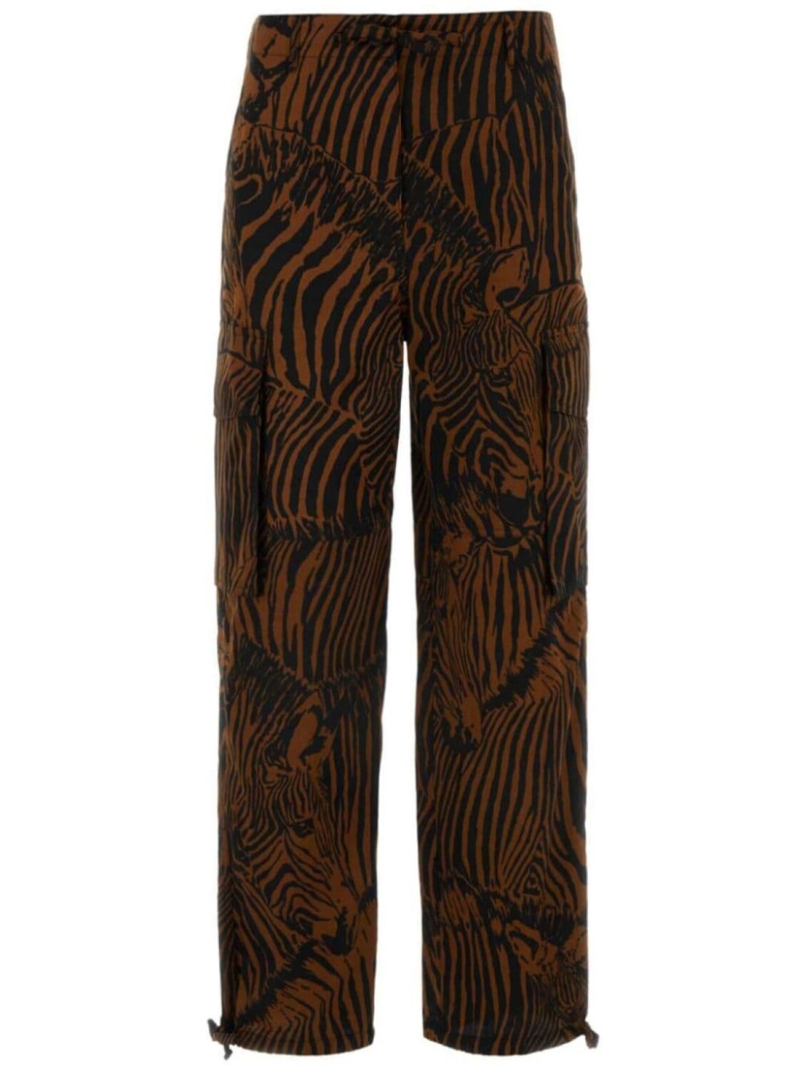 

Брюки карго Weekend Max Mara Cotton Twill, коричневый