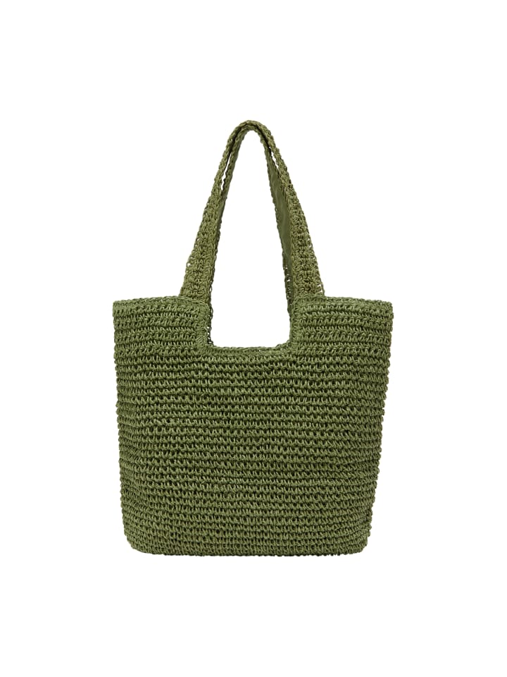 

Женская сумка-тоут оливкового цвета IZIA