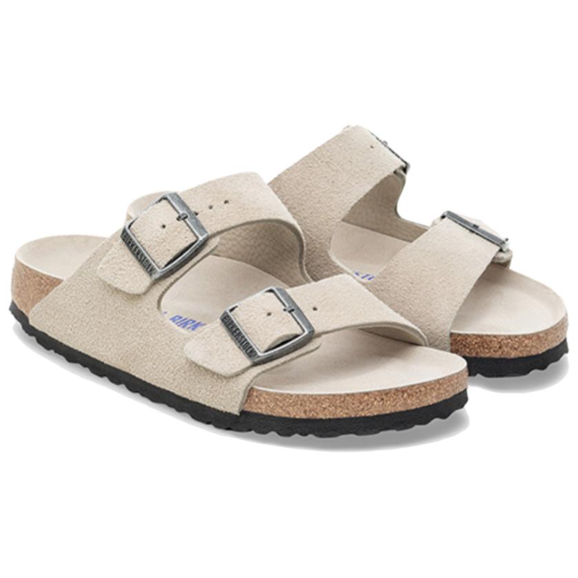 Туфли Arizona Unisex Mother Of Pearl White Narrow Birkenstock, Mother of Pearl белый — фото 3