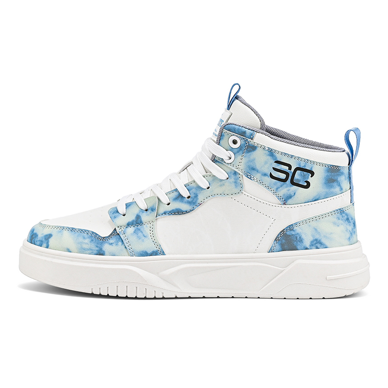 

BINGO DUCK Кроссовки для скейтбординга High Top с высокой посадкой мужские бежево-желтые, цвет Beige Yellow