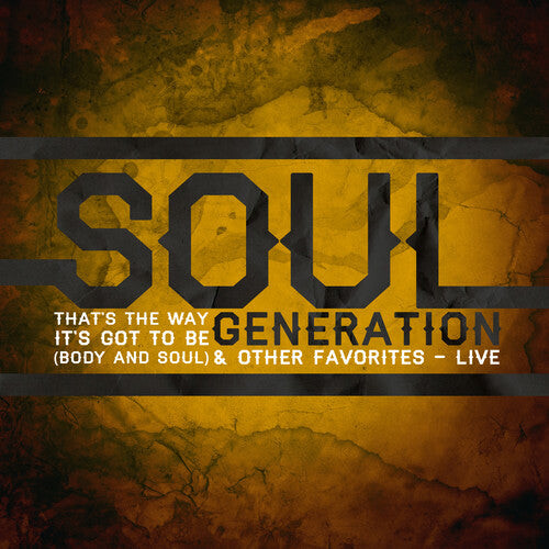 

CD диск Soul Generation: That's the Way It's Got to Be: Live