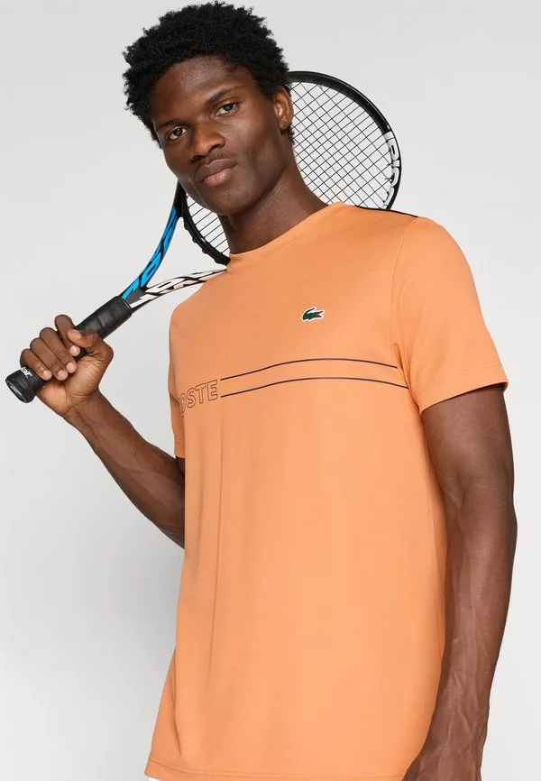 Футболка для тенниса Lacoste Sport, Orange — фото 4