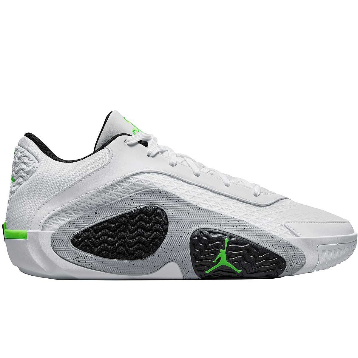 

Баскетбольные кроссовки Tatum 2 White Cement Jordan, цвет Weiß/Grün/Schwarz/Wolfgrau
