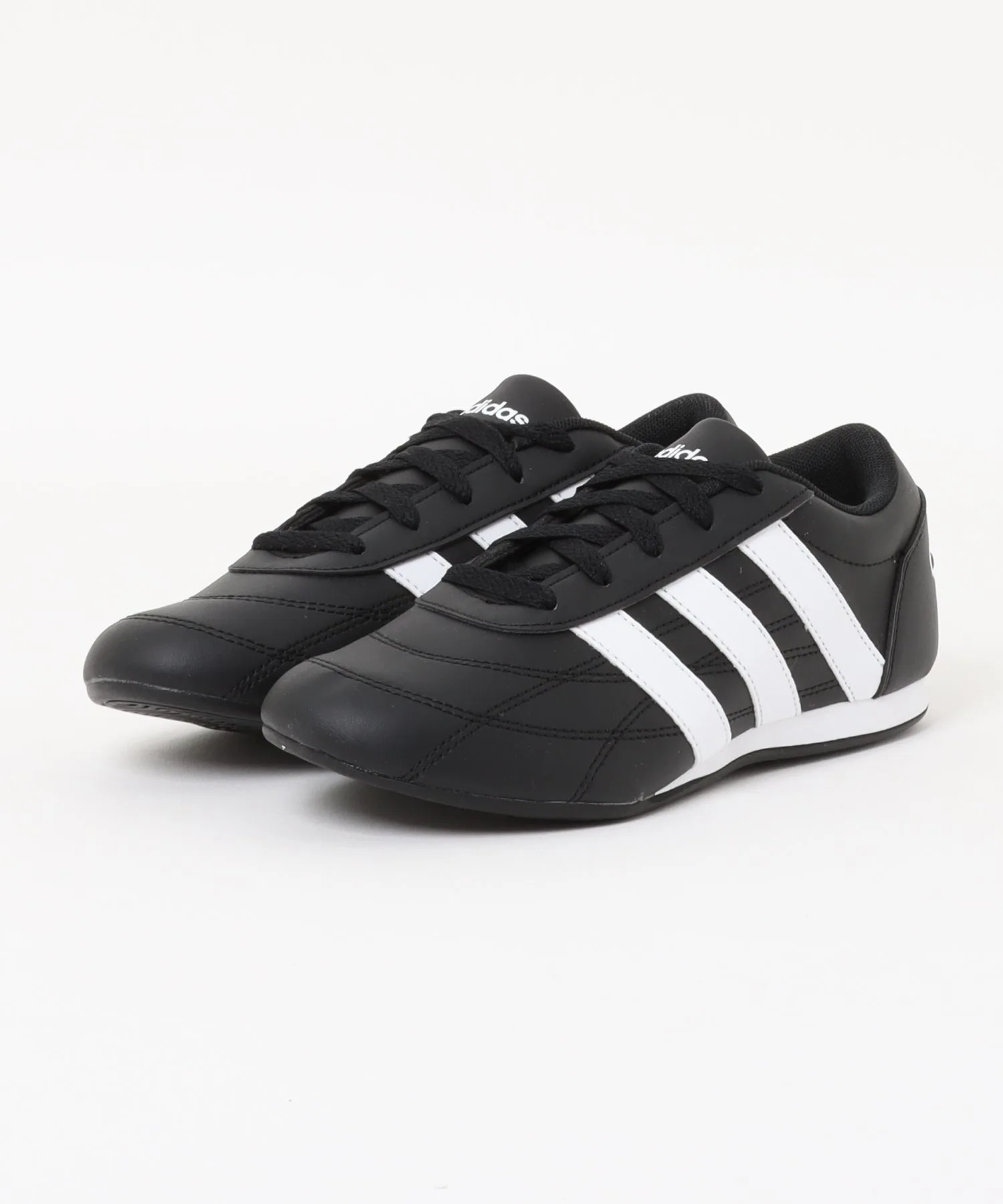 Унисекс кроссовки из искусственной кожи Tekwen Lace Adidas чёрные — фото 2