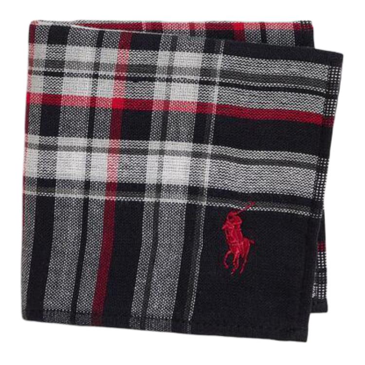 

Polo Ralph Lauren Шёлковый шарф мужской чёрный, Black
