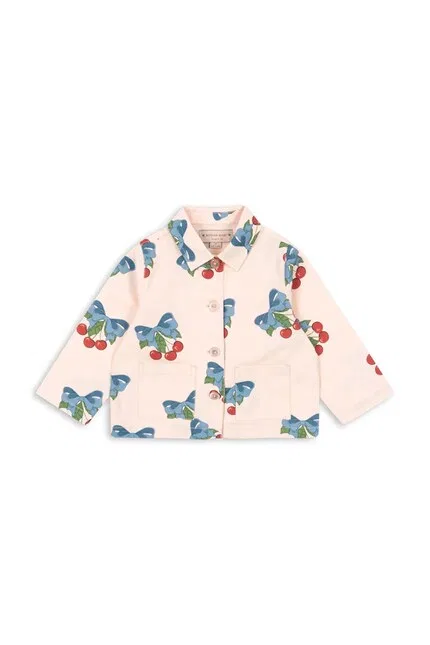 Куртка детская FRANKIE SHIRT JACKET Konges Sløjd, розовый — фото 2