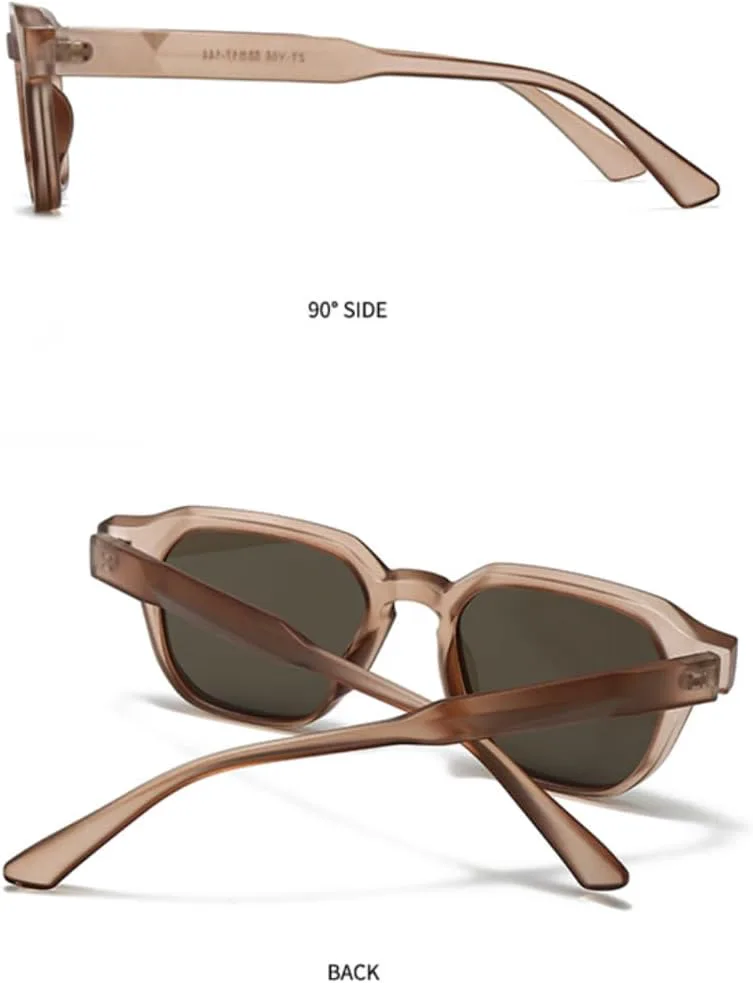 

Солнцезащитные очки для мужчин и женщин - защита UV400 - круглая оправа, линзы конфетных цветов, для занятий спортом на открытом воздухе и вождения DSVIGF, Tyj526-4