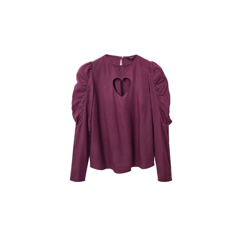 

Фиолетовые топ и футболка из тенселя Desigual